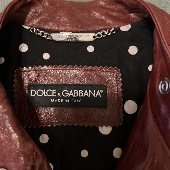 Lambskin Leather and silk lining Dolce and Gabbana Leather Jacket - Picture 2 of 7